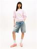 Bubble Logo Boxy Crew Neck Jumper pearly pink