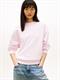 Bubble Logo Boxy Crew Neck Jumper pearly pink