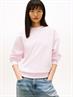 Bubble Logo Boxy Crew Neck Jumper pearly pink