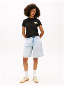 Bubble Logo Crew Neck T-Shirt black