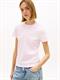 Bubble Logo Crew Neck T-Shirt pearly pink