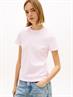 Bubble Logo Crew Neck T-Shirt pearly pink
