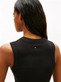 Bubble Logo Slim Tank Top black