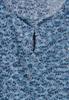 Burn-Out Print Top easy blue