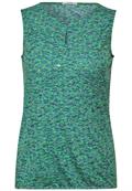 Burn-Out Print Top fresh apple green