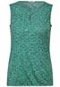 Burn-Out Print Top fresh apple green