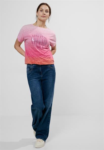 Burn Out T-Shirt pink sorbet