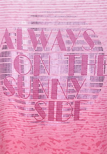 Burn Out T-Shirt pink sorbet