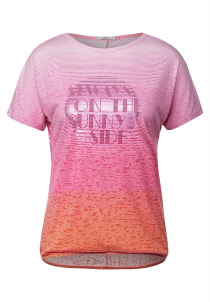 Burn Out T-Shirt pink sorbet