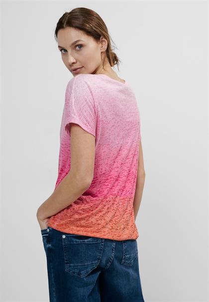 Burnout T-Shirt pink sorbet