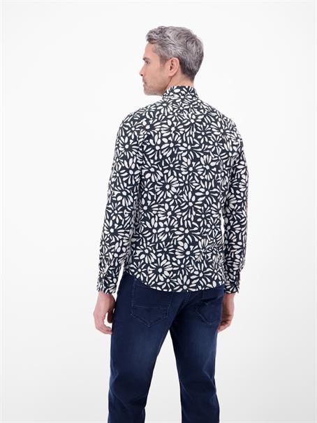 BUTTON DOWN classic navy