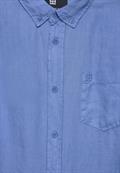 Button Down Leinenhemd sky blue