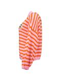 candy pink-orange stripe