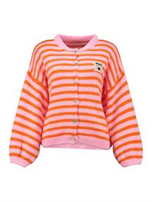 candy pink-orange stripe