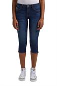 Capri-Jeans aus Organic Cotton blue dark washed