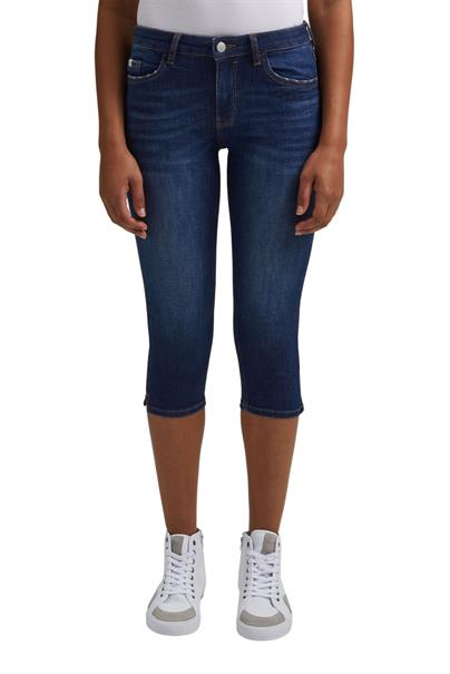 Capri-Jeans aus Organic Cotton blue dark washed