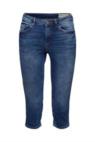 Capri-Jeans aus Organic Cotton blue medium washed