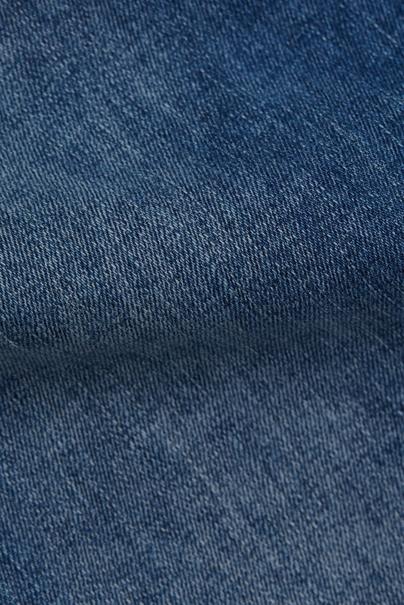 Capri-Jeans aus Organic Cotton blue medium washed
