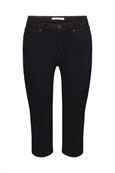 Capri-Jeans, Mid-Rise black