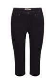 Capri-Jeans, Mid-Rise black