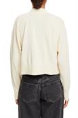 Cardigan in offenem Design cream beige