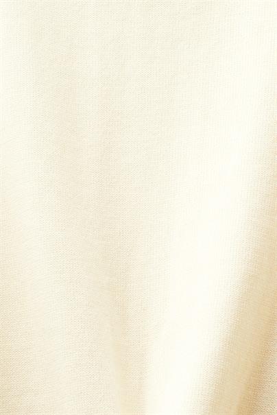 Cardigan in offenem Design cream beige