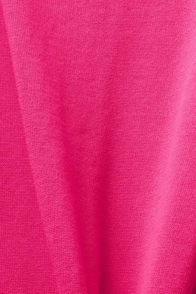 Cardigan in offenem Design pink fuchsia