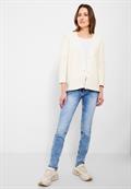 Cardigan mit 3/4 Ärmel raw sand beige