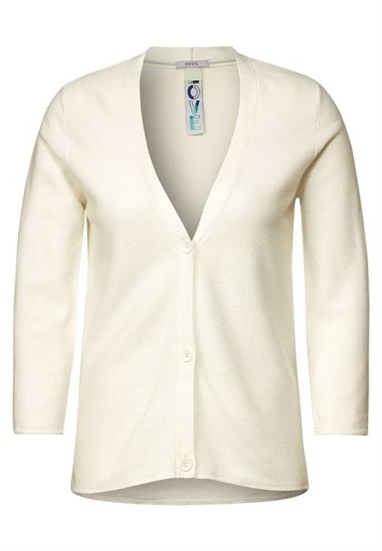 Cardigan mit 3/4 Ärmel raw sand beige