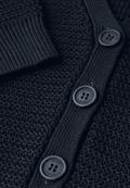 Cardigan mit Häkel-Struktur universal blue