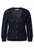 Cardigan mit Häkel-Struktur universal blue