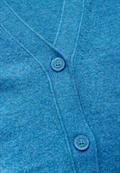 Cardigan mit Knopfleiste aqua melange