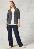 Cardigan mit Knopfleiste charcoal grey melange