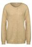 Cardigan mit Rippbündschen clear sand melange