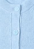 Cardigan mit Rundhals und Knopfleiste cosmopolitan blue melange