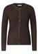 Cardigan mit Rundhals und Knopfleiste truffle brown