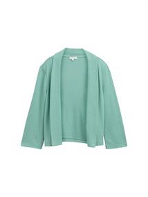 Cardigan mit Schalkragen faded green