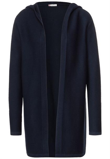 Cardigan mit Struktur deep blue