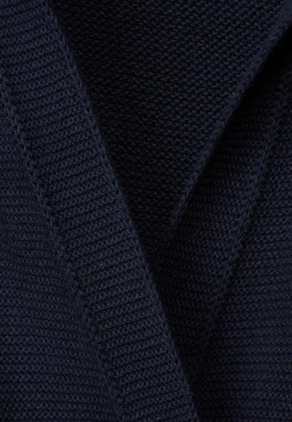 Cardigan mit Struktur deep blue