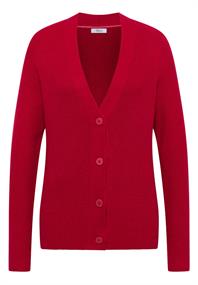 Cardigan mit Strukturdetail beaujolais red