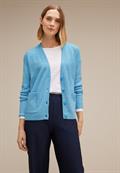 Cardigan mit Taschen light aquamarine blue mel.