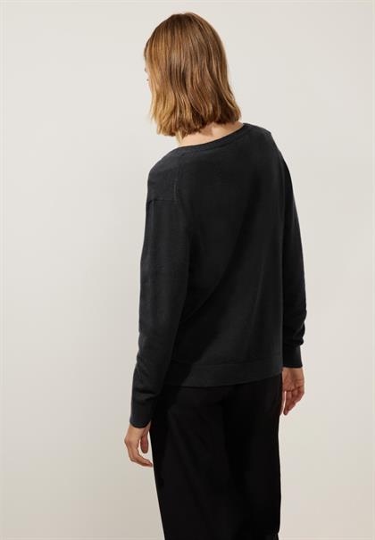 Cardigan mit V-Ausschnitt black