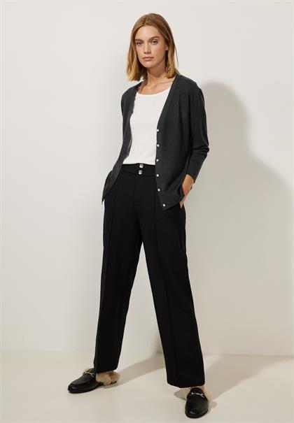 Cardigan mit V-Ausschnitt black