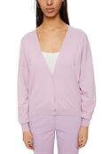 Cardigan mit V-Ausschnitt lilac