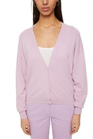 Cardigan mit V-Ausschnitt lilac