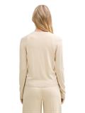 Cardigan mit V-Ausschnitt summer beige melange