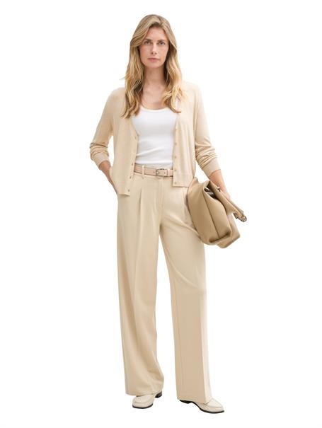 Cardigan mit V-Ausschnitt summer beige melange