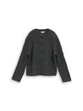 Cardigan mit Wollanteil dark olive melange