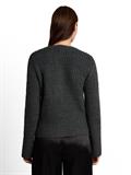 Cardigan mit Wollanteil dark olive melange