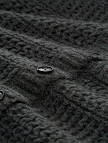 Cardigan mit Wollanteil dark olive melange